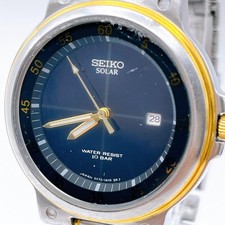 SEIKO Seiko wristwatch, working condition, 5Y75-1A10, solar-powered.