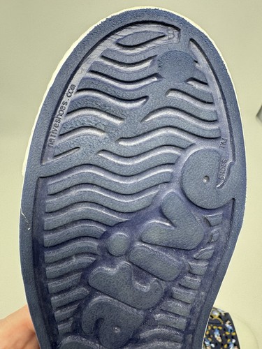 Disney Parks Native Kinder Schuhe 50th Anniversary Mickey Mouse Größe J1 Navy Blau - Bild 11 von 13