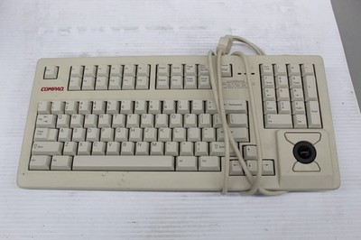 Vintage Compaq MX 11800 Wired Mechanical Keyboard Trackball