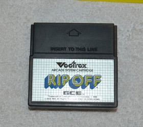 RIP OFF (1982 Vectrex) Cartridge, Overlay, Manual