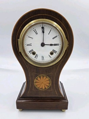 Antique Restored Ansonia Balloon 8-Day T&S Mantle Clock, Cabinet 71, Circa 1914.