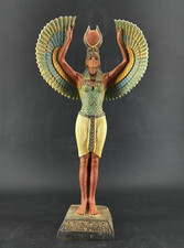RARE ANCIENT EGYPTIAN ANTIQUITIES Statue Large Of Goddess ISIS Pharaonic BC