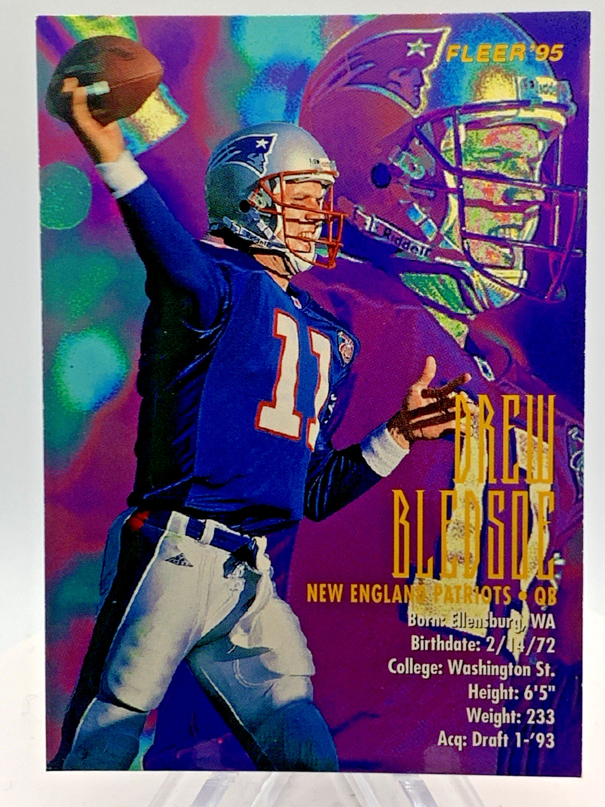 1995 Fleer Drew Bledsoe #21