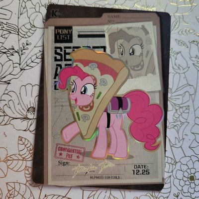 pinkie pie card sleeves Mlp The Spike Squaroe from the My Little Pony Friendship is Magic edition holds up to 100 cards in double protective sleeves if used as a deck box     BP01-CR03
