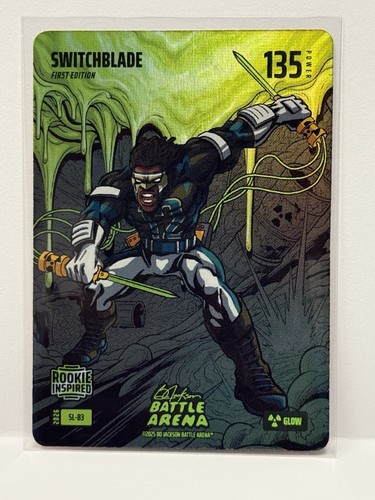 2026 Bo Jackson Battle Arena `Switchblade` Travis Hunter Glow Slime. SL-83 SSP