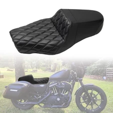 Driver Rider Passenger Two-up Seat For Harley Sportster XL Iron 883 1200 2004-23