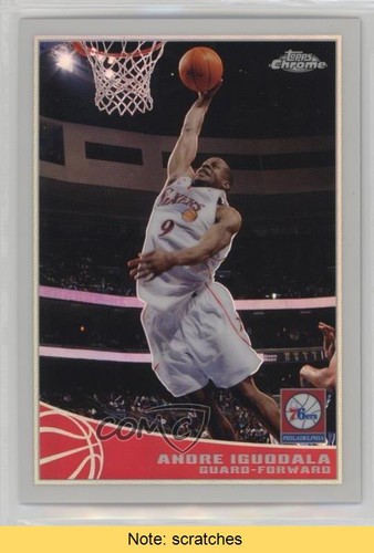 Andre Iguodala [Refractor] #73 2009 Topps Chrome card
