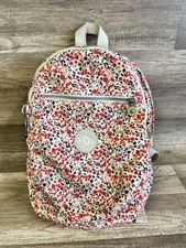 Zaino Kipling in giada floreale da giardino