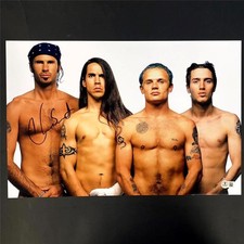 Chad Smith signed Red Hot Chili Peppers 12x18 Photo autograph (A) ~ Beckett BAS