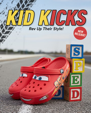 Lightning McQueen Crocs   Original Special Edition, Unisex, Super Comfortable  