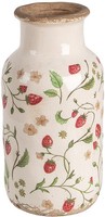 Clayre & Eef 6CE1933M Vase Erdbeermuster Ø 14X26 Cm