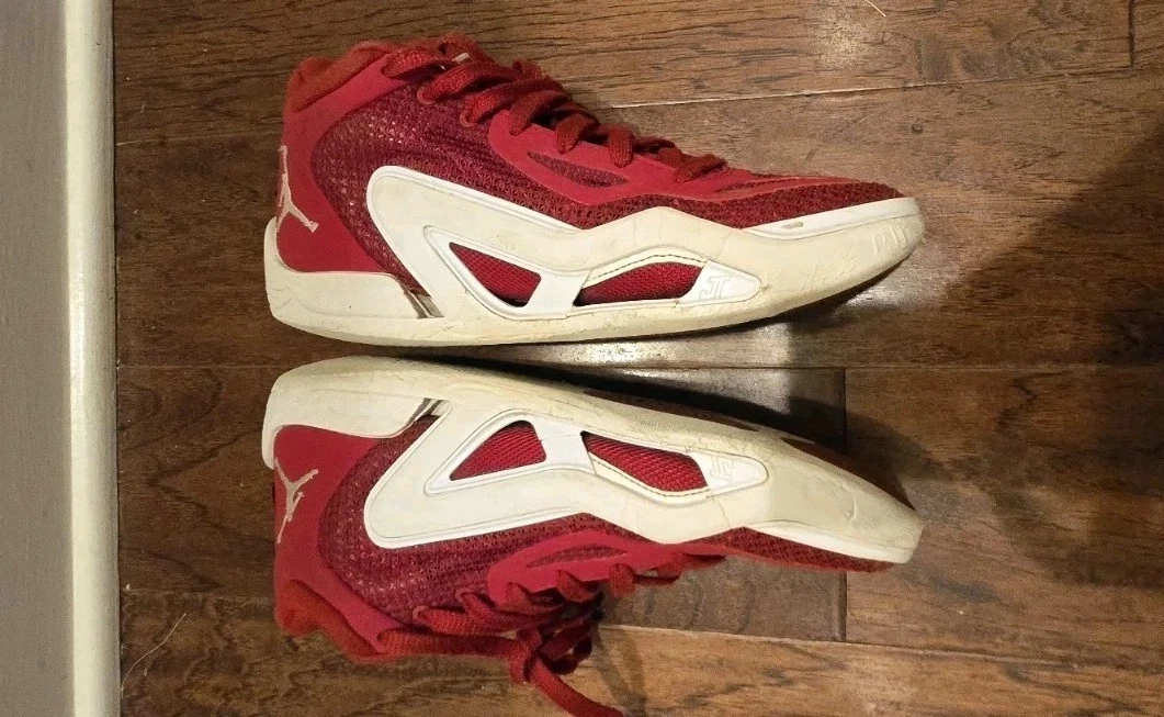 NIKE Scarpe da basket Jordan Tatum 1 TB FB2863 600 palestra rosso bianco US 8 UK 7 senza scatola