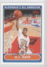 2007-08 Topps McDonald's All American OJ Mayo #OJM 0a1