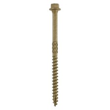 Hex Head Landscape Screws for Decking / Sleepers / Framing inc. FREE Driver Bit