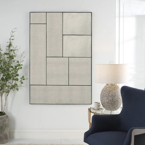 Uttermost 09898 Puzzle Piece 40" W x 60" H Rectangular Framed - Black - Picture 4 of 6