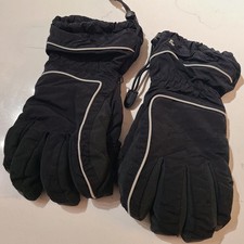 Scott USA Size Medium Black Nylon Winter Gloves Ski Cold Weather Drawstring