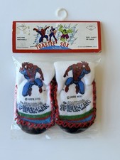 Vintage Amazing Spiderman Toastee Socks / Sox 1978 Size 4.5 MARVEL Comics NOS