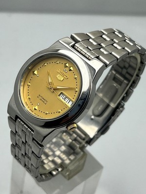 Vintage Seiko 5 7S26-01R0 Automatic Day/Date Japan Made 21 Jewels