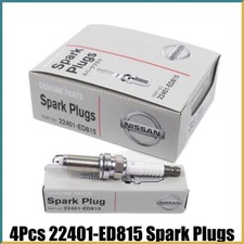 4pcs 22401-ED815 LZKAR6AP11 Iridium Spark Plugs For Nissan March Micra Altima
