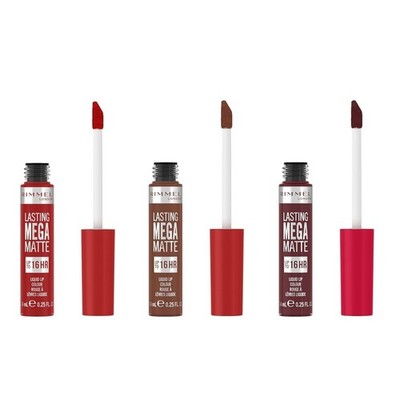 Rimmel Mega Matte Liquid Lipstick Vegan 7,4 ml Wählen Sie Ihren Farbton