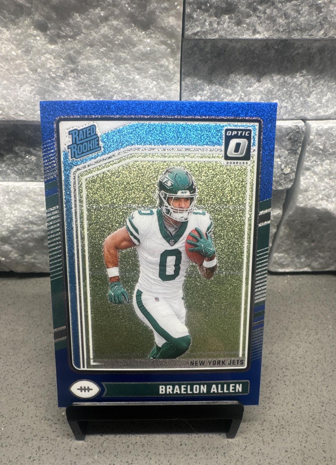 2024 Panini Donruss Optic - Rated Rookie Braelon Allen #211 Blue Glitter Prizm