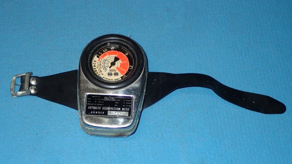 Analoger Tauchcomputer, Dekompression Meter von SOS,  §V3