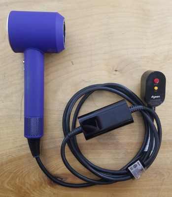 Dyson Special Edition Supersonic Hairdryer - Vinca Blue/Rose Dyson Supersonic Hair Dryer, Special Edition Blue/Rose Set  main image 2