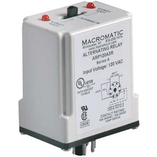 Macromatic Alternating Relay DPDT 240V AC 10A 8 Pin Plug In Octal Base Duplex