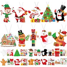 Dianelhall 50 Pcs Christmas Crafts Kits for Kids Christmas Arts and Crafts DI...