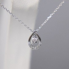 Vendome Aoyama Pt850/950 Diamond Necklace Platinum Excellent