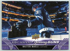 WALTTERI MERELA RC YOUNG GUNS 2023-24 UPPER DECK UD CANVAS 23-24 #C381     89482