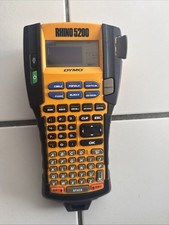 DYMO Rhino 5200 Industrial Label Maker Black/Yellow Cable panel vertical blocks