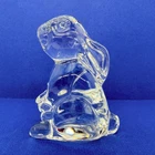 Vintage Waterford Crystal Figurine Bunny Rabbit Sitting Up 4”Paperweight