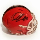 Quinshon Judkins Signed Cleveland Browns Mini Helmet SWAU Ohio State Ole Miss