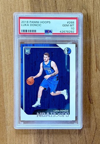 2018-19 Panini NBA Hoops - Luka Doncic #268 (RC) PSA 10 ROOKIE!