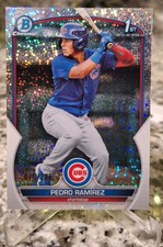 2023 1st Bowman Chrome Prospects Pedro Ramirez #BCP-2 Speckle Refractor /299 RC