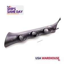 Autometer 17118, One 2-1/16 Triple Gauge Pod - 07-08 Fits Gm Truck W/Spker Black