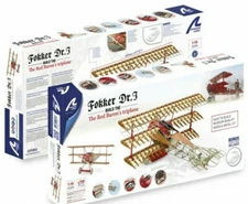 Artesania Latina Fokker Dr.I Red Baron 1:16 Metal & Wood Model Plane Kit 20350