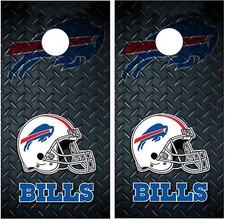 Buffalo Bills Diamond Plate Cornhole Board Decal Wrap Wraps