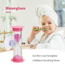 3 Min Save Water Hourglass Shower Timer No Battery Needed Blue Sand Time Funnel