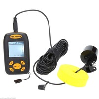 Leaningtech Portable Wired Fish Finder Lcd Display Sonar Sensor Alarm Transdu... Leaningtech Portable Wired Fish Finder Lcd Display Sonar Sensor Alarm Transdu...