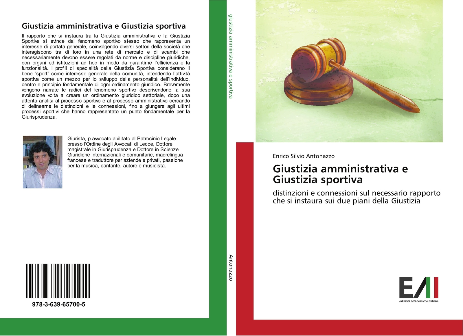 Thumbnail - Giustizia Amministrativa E Giustizia Sportiva Enrico Silvio Antonazzo