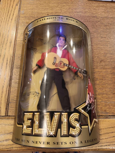 Elvis Presley Doll Jailhouse Rock Box 1993 Hasbro - Afbeelding 1 van 7