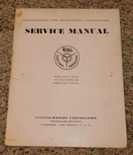RARE 1940's Curtiss Wright Corp Electric Propellers Service Manual
