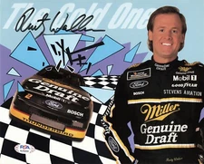 Rusty Wallace Racing NASCAR Signed Autograph 8 x 9.5 Photo PSA DNA AJ43333
