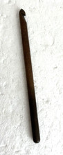 Antique Vintage Large Wooden Crochet Hook Beautiful for Use or Display Patina