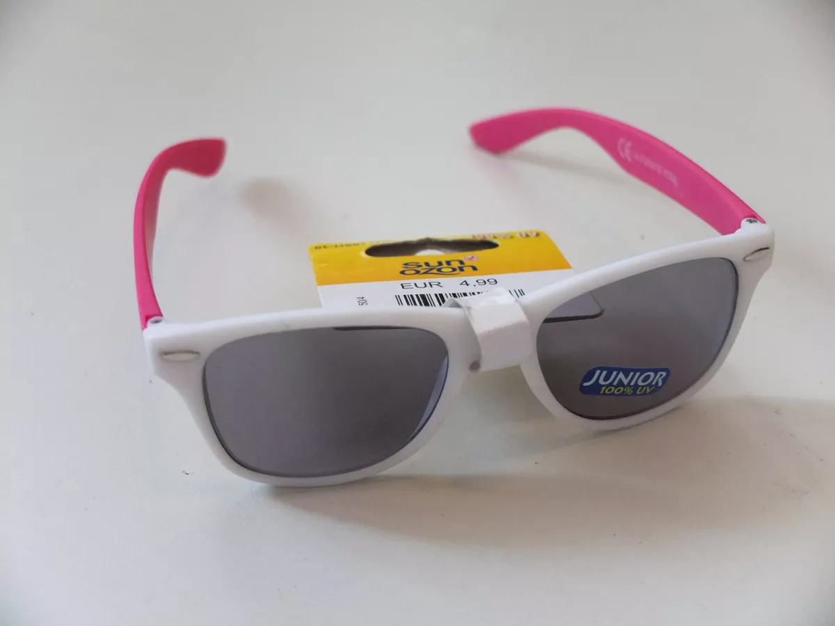 Sun Ozone Cool Sunglasses 100 UV Protection Pink White New