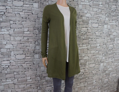 CALYPSO ST BARTH DAMEN SEIDE KASCHMIR ÜBERWURF STRICKMANTEL FEIN GRÜN 36