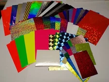 [CRAFTERS DREAM!] Vinyl Craft Pack, Varied Patterns and Colors (64 count)