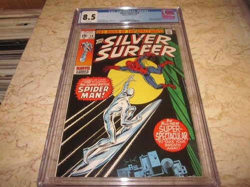 Silver Surfer 14 CGC 8.5 (white pages)
